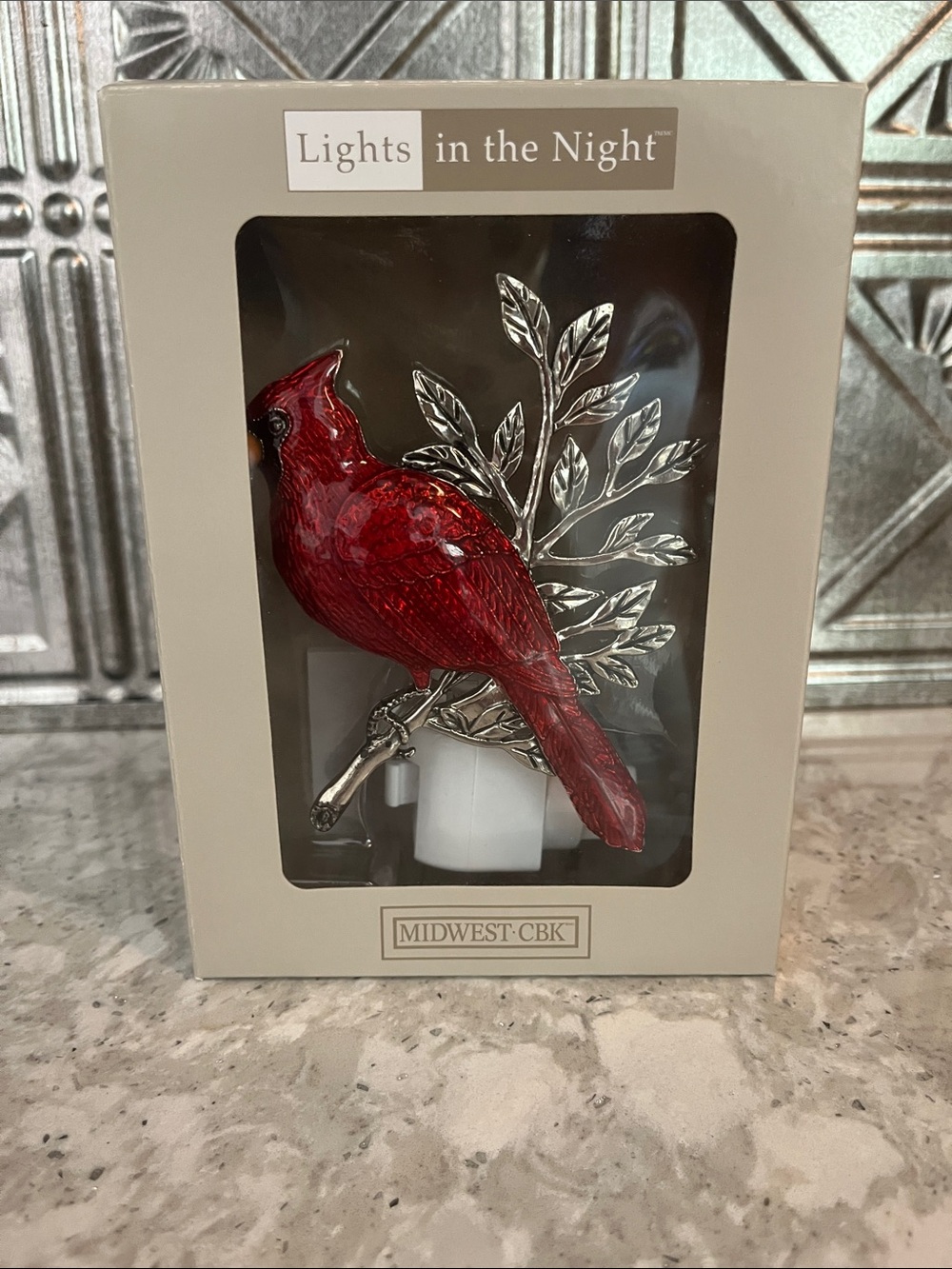 Lights in the Night: Red Cardinal Nightlight